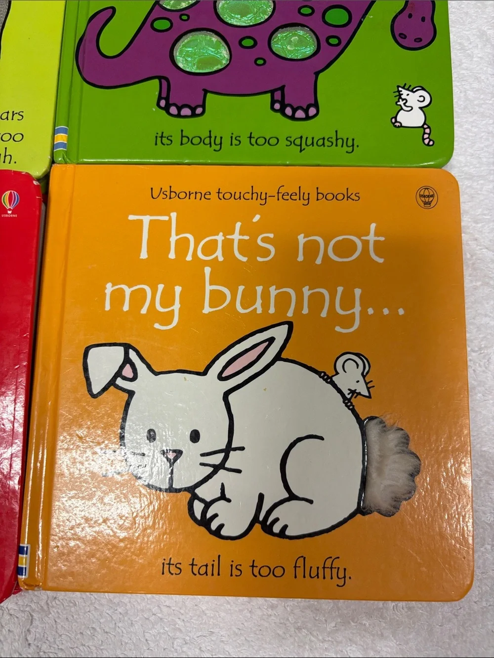 UsBorne Touchy-Feely that’s not my dinosaur truck bunny puppy board books